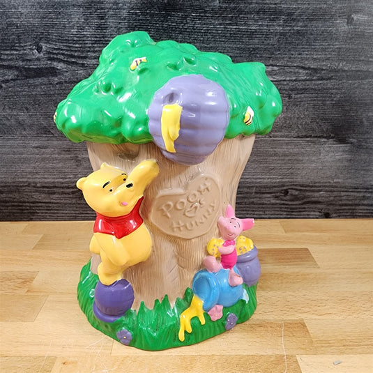 Disney Winnie the Pooh and Piglet Hunny Tree Cookie Jar Houston Harvest Gift Co