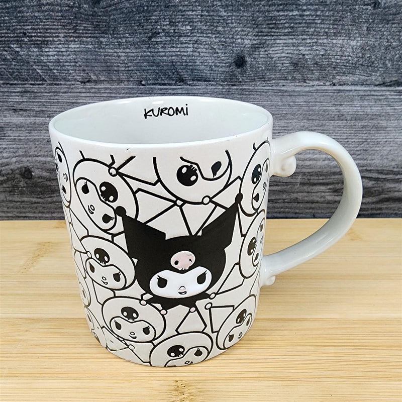 Load image into Gallery viewer, Hello Kitty Coffee Mug Set with Kuromi Ceramic Tea Cup Red &amp; Black Blue Sky 21oz
