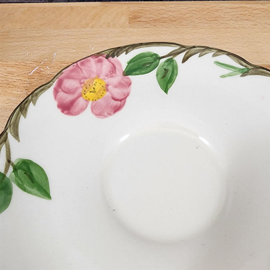 Franciscan Desert Rose Saucer Set for Tea Cups, mix of USA, England & Portugal