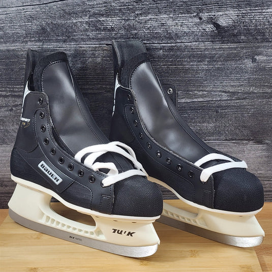Bauer TUUK Ice Hockey Skates Supreme 75 Adult Black Stainless Steel Size Men 7