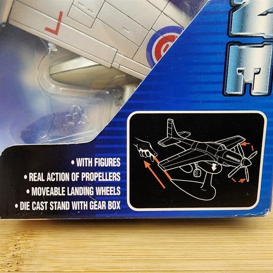 Cubs Diecast Metal Propeller P-51 Plane Action Model Airplane Collectible Boxed