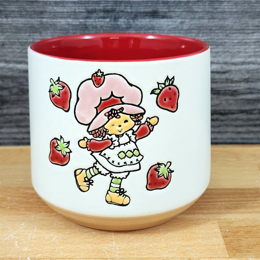 Strawberry Shortcake Canister Character Nostalgic Retro Ceramic Design Blue Sky
