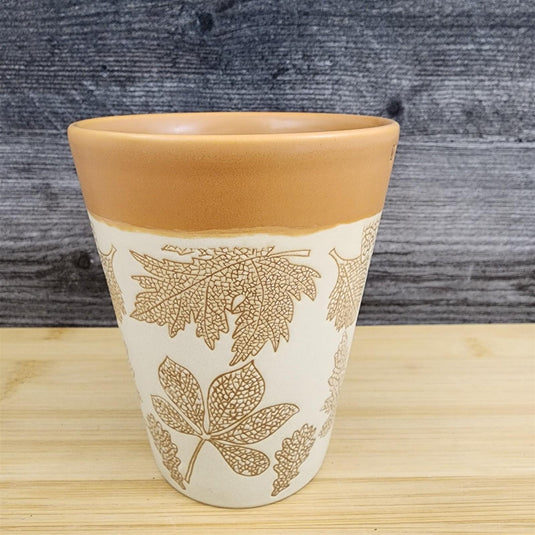 Religious Thessalonians 5:18 Inspiration Coffee Mug Leaves Brown Cup Blue Sky