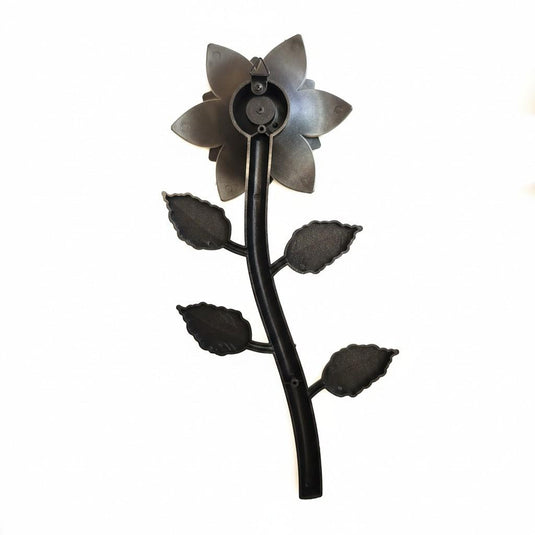 Gold Flower Mirrored Wall Hangings Set of 4 Sculpture Garden Style Home Decor