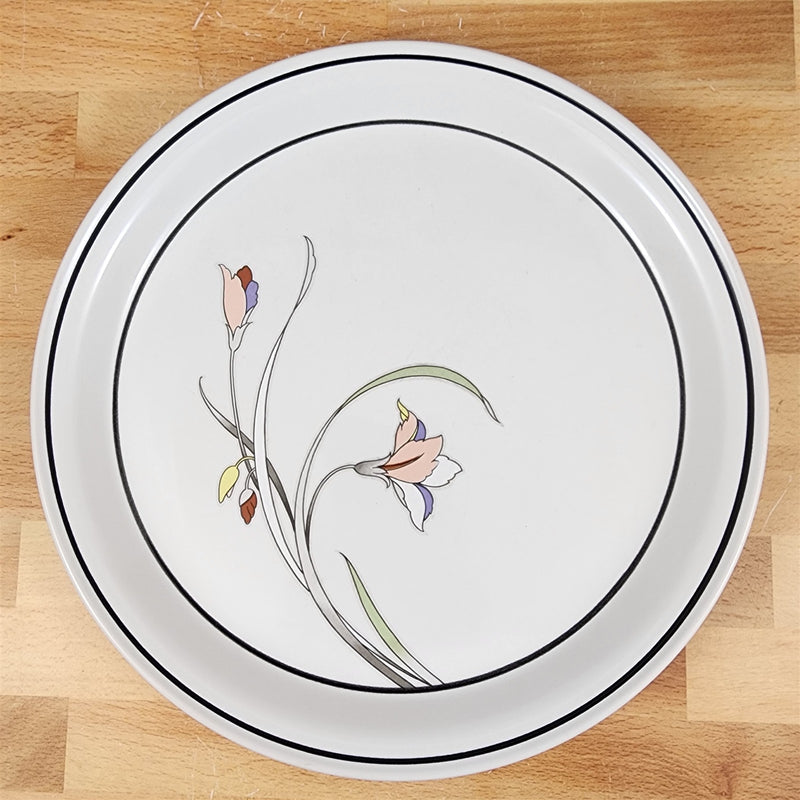 Load image into Gallery viewer, Nitto Meadow Stone Ming Garden Salad Plate Pastel Flowers 9188 Ceramic
