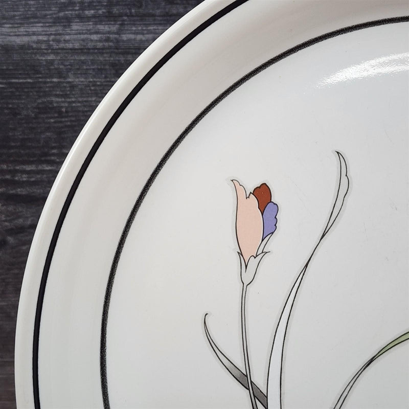 Load image into Gallery viewer, Nitto Meadow Stone Ming Garden Salad Plate Pastel Flowers 9188 Ceramic
