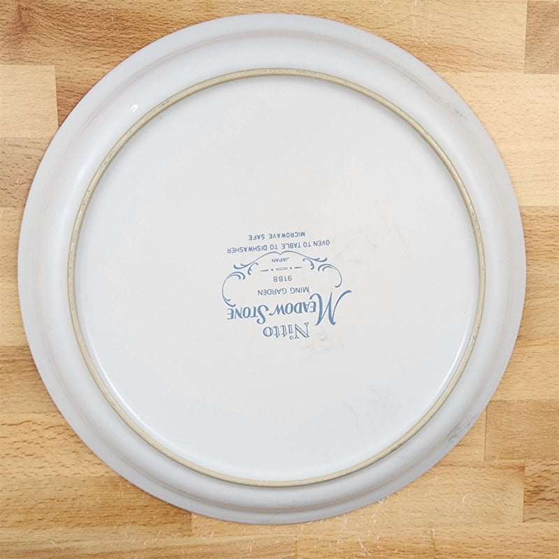 Load image into Gallery viewer, Nitto Meadow Stone Ming Garden 4 Set Dinner Plates Pastel Flowers 9188 Ceramic
