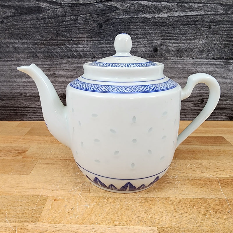 Load image into Gallery viewer, CX78 White Porcelain Teapot With Lid Rice Eye Dragon Tea Pot Serveware
