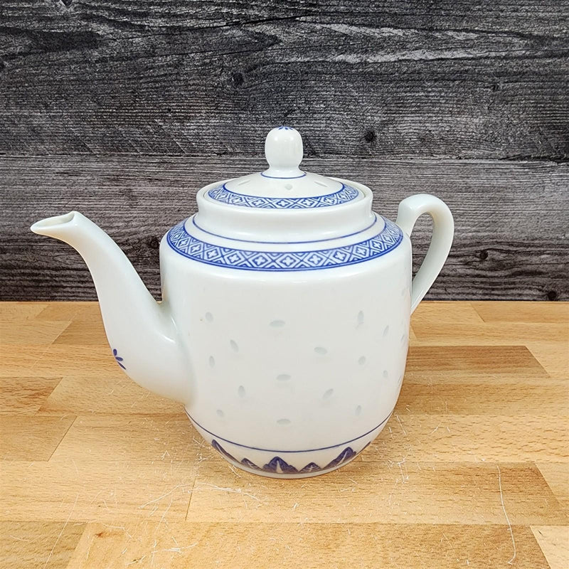 Load image into Gallery viewer, CX78 White Porcelain Teapot With Lid Rice Eye Dragon Tea Pot Serveware

