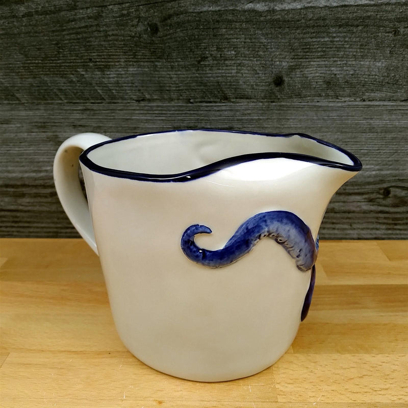 Load image into Gallery viewer, Octopus Measuring Cup 1 Quart Ceramic Batter Bowl by Blue Sky Goldminc
