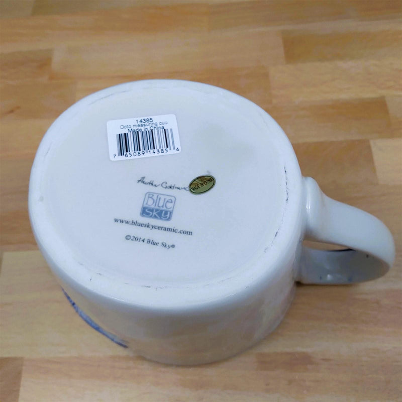Load image into Gallery viewer, Octopus Measuring Cup 1 Quart Ceramic Batter Bowl by Blue Sky Goldminc
