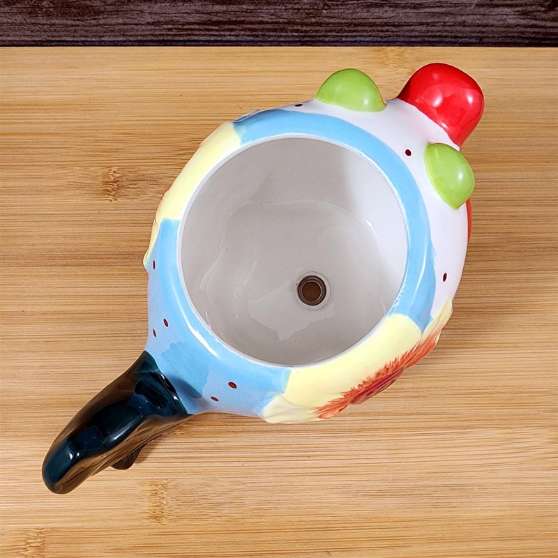 Load image into Gallery viewer, Kissy Fish Planter Succulent Plant Pot Holder Ceramic Miss Lorelei Blue Sky
