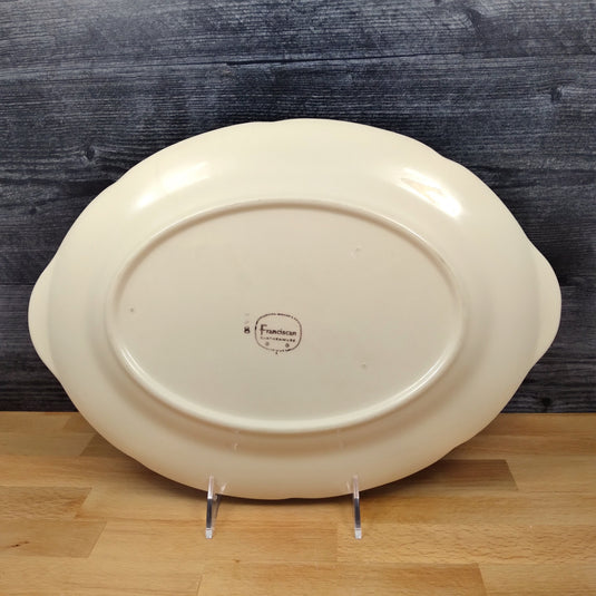 Franciscan Apple Serving Platter Oval 14 Inch (36cm) USA Mark Earthenware