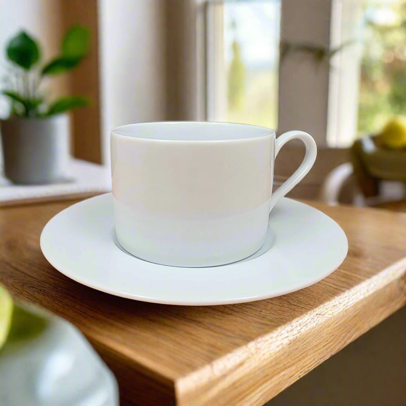 Load image into Gallery viewer, JC Penney Home Collection Set of 4 Coffee Mugs White Tea Cups
