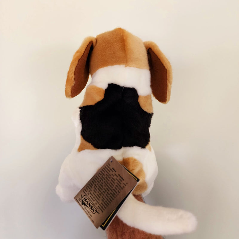 Load image into Gallery viewer, Beagle Dog Hand Puppet by Hansa True to Life Looking Plush Animal Learning Toy
