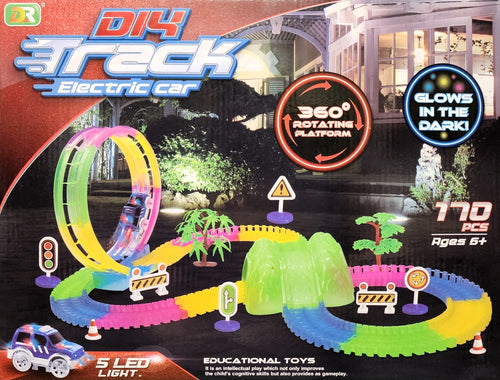 DIY Glow in the Dark Track Racer