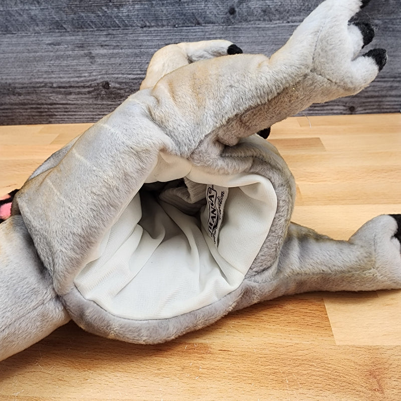 Load image into Gallery viewer, Spinosaurus Dinosaur Hand Puppet Hansa True to Life Look Plush Learning Toys
