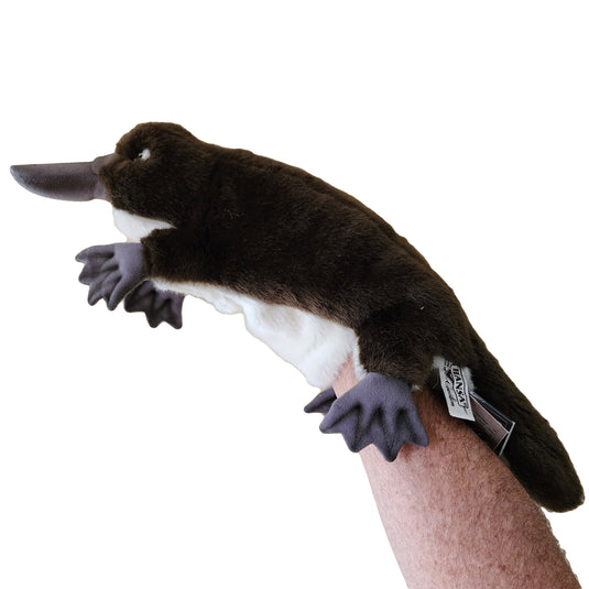 Platypus Hand Puppet by Hansa True to Life Look Soft Plush Animal Learning Toys