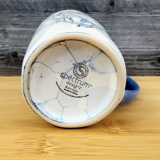 Crab Chesapeake Bay Coffee Mug Ceramic 16oz (473ml) Embossed Tea Cup Blue Sky