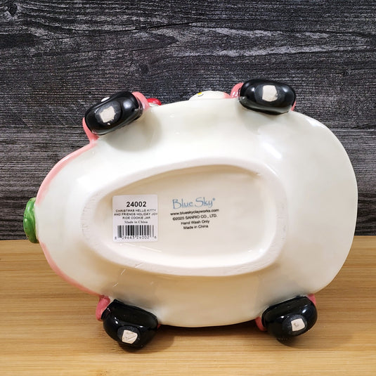 Hello Kitty My Melody Cookie Jar Joy Ride Car Christmas Tree Blue Sky Ceramic
