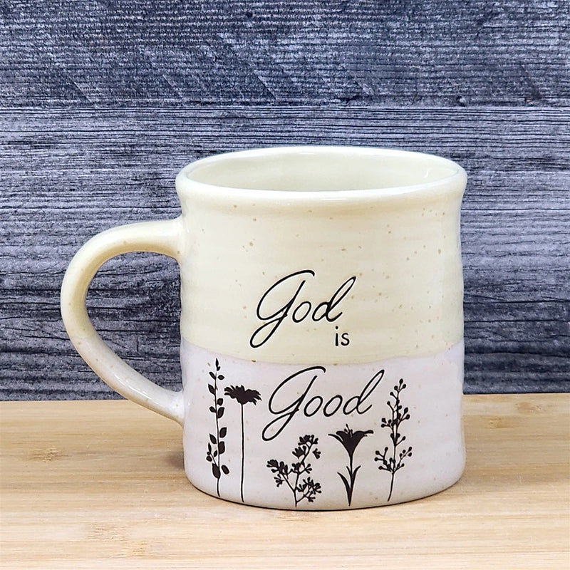 Load image into Gallery viewer, Religious Coffee Mug Inspiration Saying Tea Cup Ceramic Floral Blue Sky 16oz
