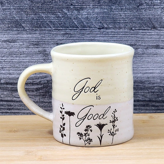 Religious Coffee Mug Inspiration Saying Tea Cup Ceramic Floral Blue Sky 16oz