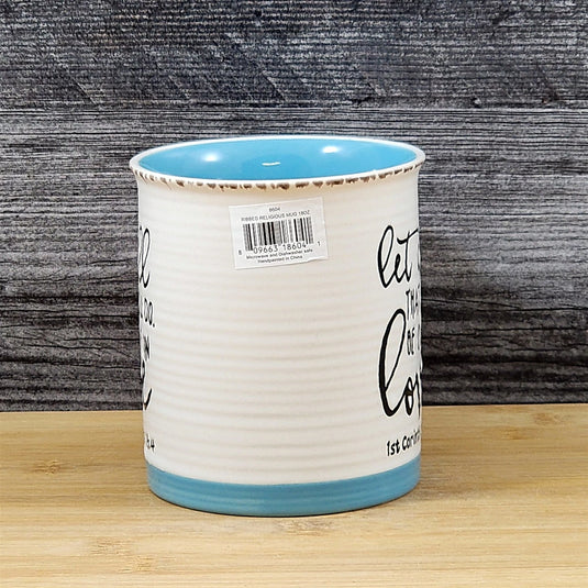 Religious Coffee Mug Corinthians 16:4 Inspirational Tea Cup Ceramic Blue Sky