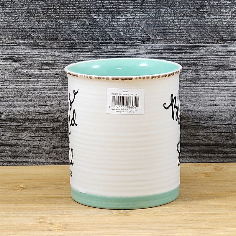 Load image into Gallery viewer, Religious Coffee Mug Psalm 103 Inspirational Saying Tea Cup Ceramic Blue Sky
