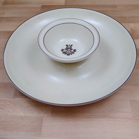 Pfaltzgraff Village Chip Bowl Plate for Chip-n-Dip 11 inch
