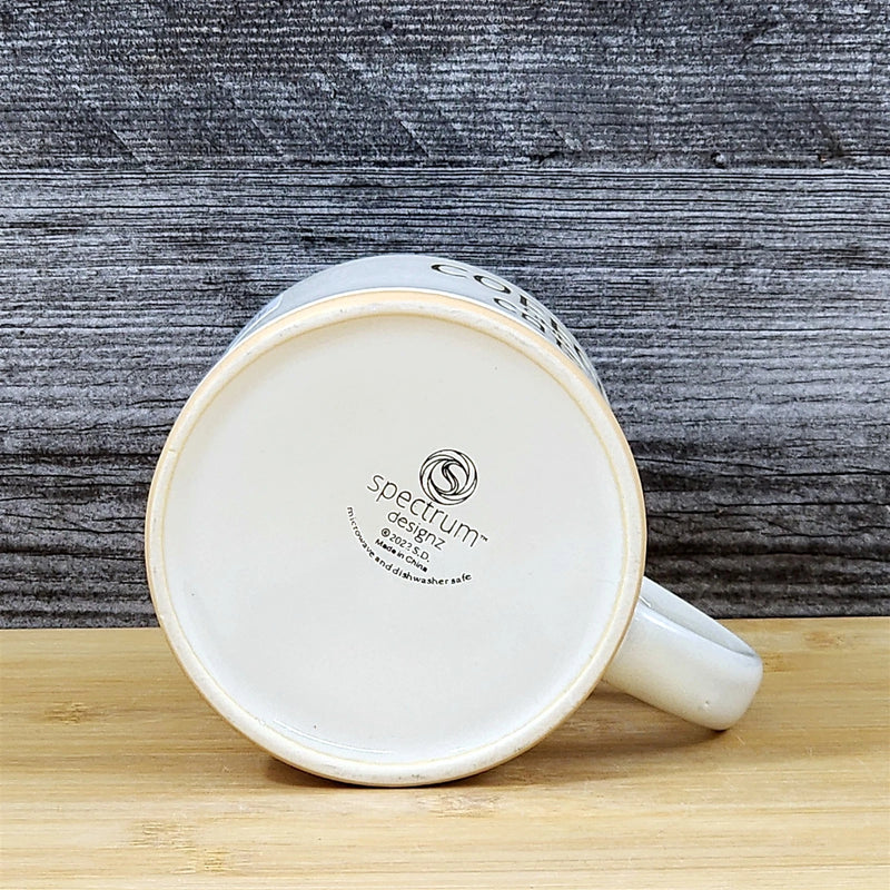 Load image into Gallery viewer, Cats and Coffee Mug Tea Cup Ceramic Embossed by Blue Sky 16oz
