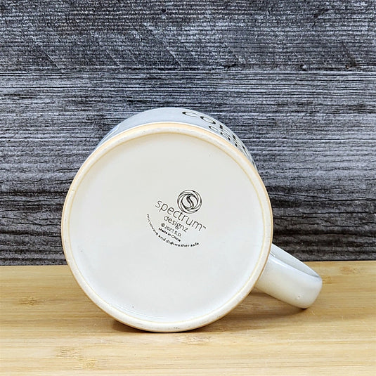 Cats and Coffee Mug Tea Cup Ceramic Embossed by Blue Sky 16oz