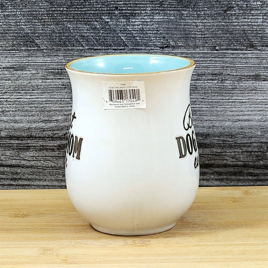 Mom Dog Lover Coffee Mug Inspirational Ceramic Tea Cup Blue Sky 21oz