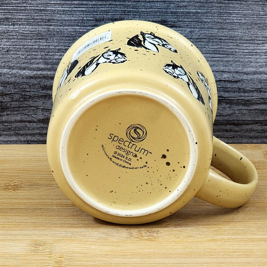 Coffee Mug Horse Lover Rustic Farm Equestrian Ceramic Tea Cup Blue Sky 18oz