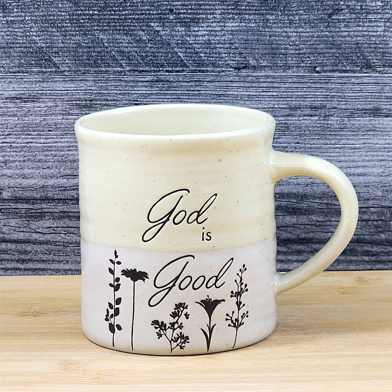 Load image into Gallery viewer, Religious Coffee Mug Inspiration Saying Tea Cup Ceramic Floral Blue Sky 16oz
