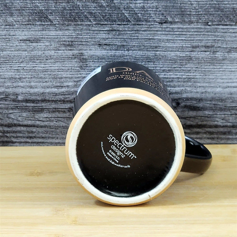 Load image into Gallery viewer, Dad Saying Coffee Mug Inspirational Embossed Ceramic Stein Tall Cup by Blue Sky
