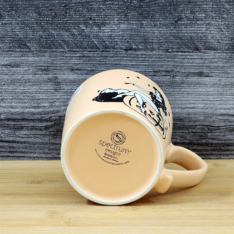 Load image into Gallery viewer, Halloween Whimsical Witch Coffee Tea Mug Pumpkin Ceramic Cup by Blue Sky 18oz
