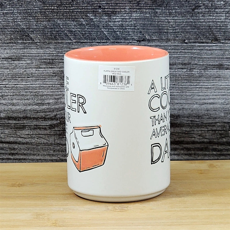 Load image into Gallery viewer, Dad Coffee Mug Father Inspirational Saying Embossed Ceramic Cup Blue Sky 18oz
