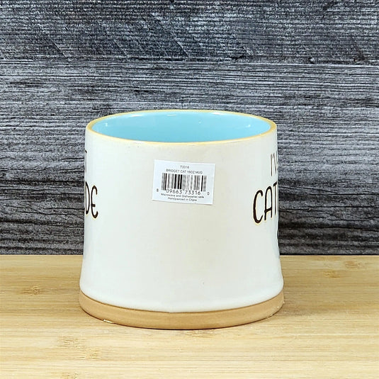 Cat Attitude Coffee Mug Tea Cup Ceramic Embossed by Blue Sky 21oz