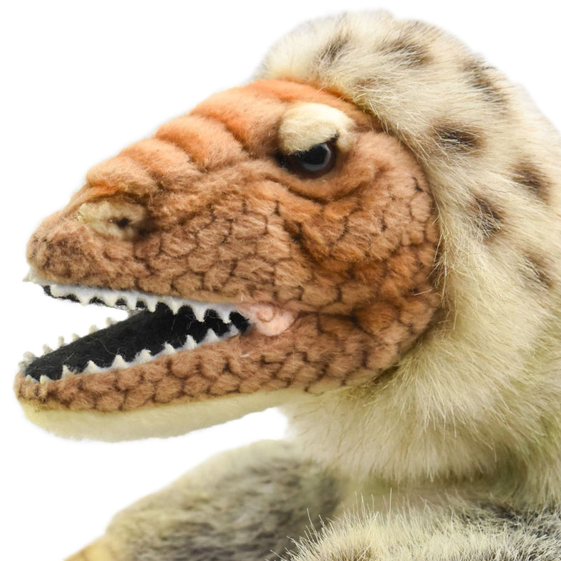 Load image into Gallery viewer, Yutrannus Dinosaur Hand Puppet Hansa True to Life Look Plush Learning Toys
