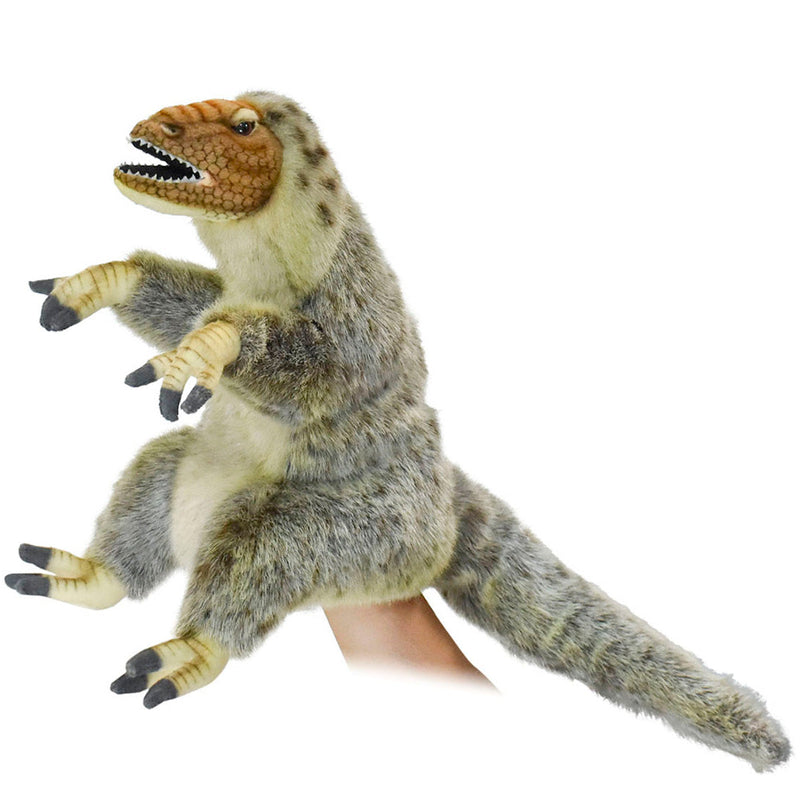 Load image into Gallery viewer, Yutrannus Dinosaur Hand Puppet Hansa True to Life Look Plush Learning Toys
