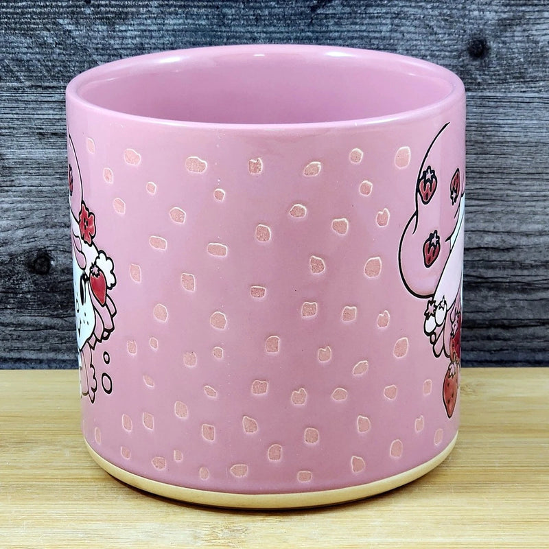 Load image into Gallery viewer, Strawberry Shortcake Planter Ceramic Utensil Holder Succulent Pot Blue Sky 5in
