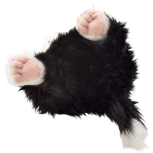 Border Collie Puppet True to Life Look Soft Plush Animal Learning Toy