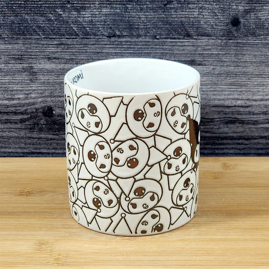 Hello Kitty Kuromi Coffee Mug White Tea Cup Ceramic by Blue Sky Embossed 21oz