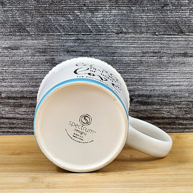 Load image into Gallery viewer, Religious Coffee Mug Corinthians 16:4 Inspirational Tea Cup Ceramic Blue Sky
