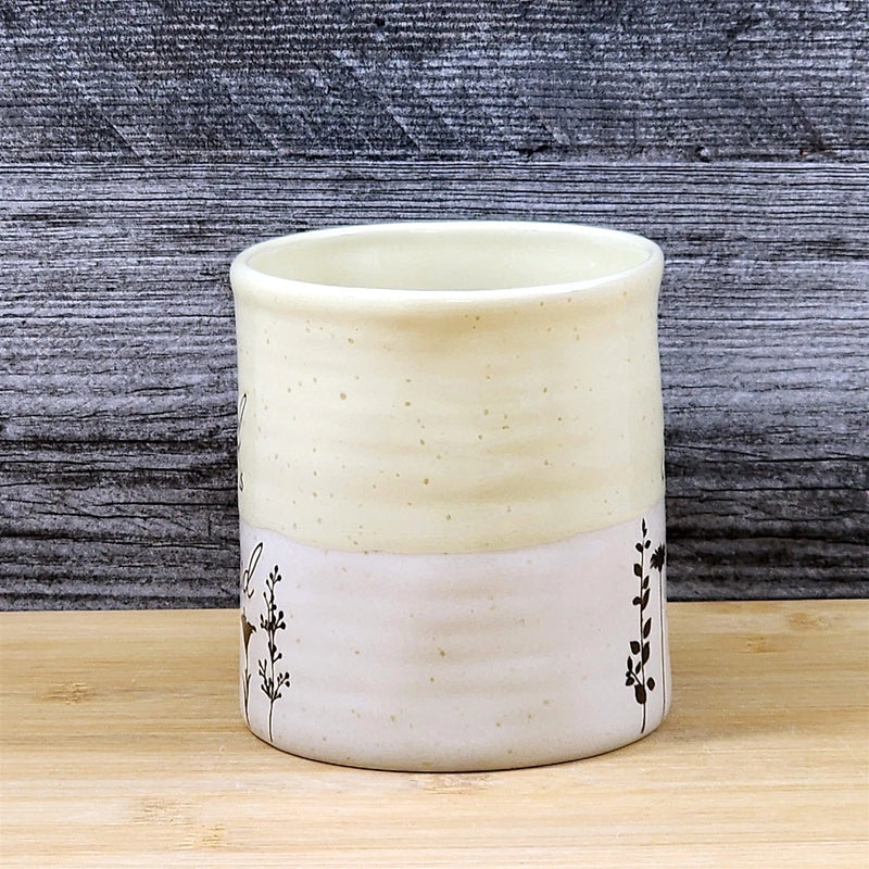 Load image into Gallery viewer, Religious Coffee Mug Inspiration Saying Tea Cup Ceramic Floral Blue Sky 16oz
