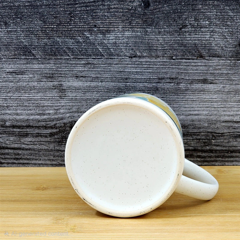 Load image into Gallery viewer, Lemon Coffee Mug Ceramic Fruit Tea Cup Yellow White Kitchen Decor by Blue Sky
