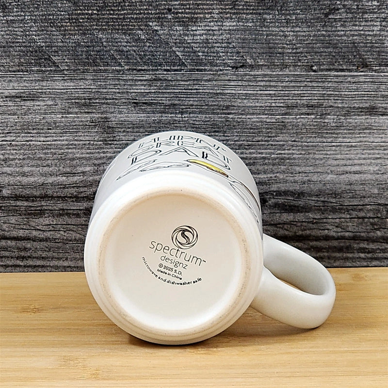 Load image into Gallery viewer, Dad Coffee Mug Inspirational Saying Father Embossed Ceramic Cup Blue Sky 18oz

