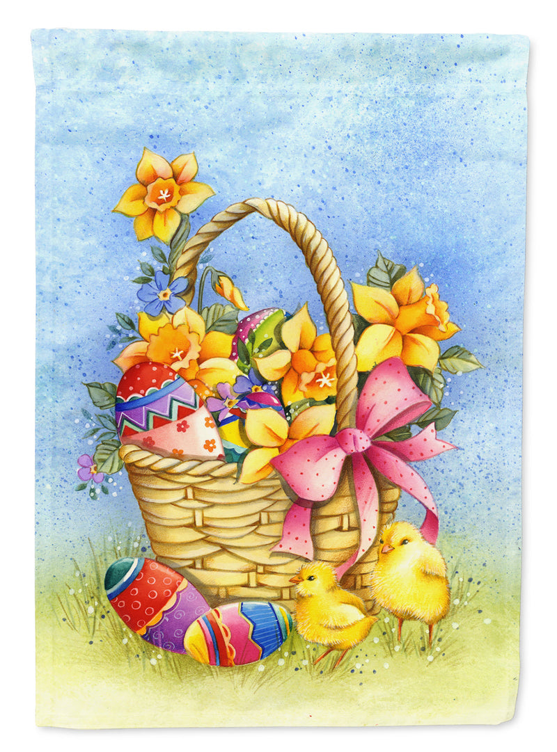 Load image into Gallery viewer, Easter Basket with Flowers Garden Flag - Outdoor Decorative Yard Flag
