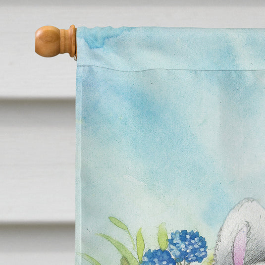 Easter Bunny and Eggs Flag Canvas House Size