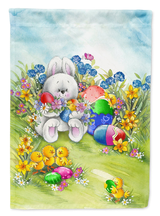 Easter Bunny and Eggs Flag Canvas House Size